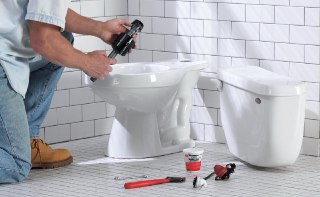 Установка унитаза Иркутск цена 1365 руб.